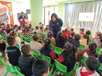 生动又实用！大埔县消防救援局开展春季消防“开学第一课”