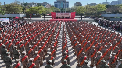 高清大图来袭！定格梅州新兵精彩瞬间→