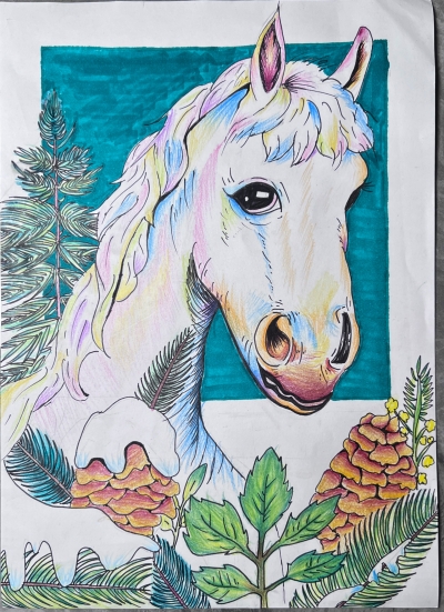 梅江区客都小学何依诺丨绘画 