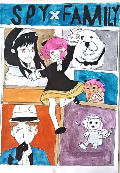 梅县区程江镇中心小学吴晨涵丨绘画　