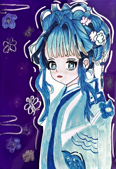 梅县外国语学校陈思涵丨绘画　