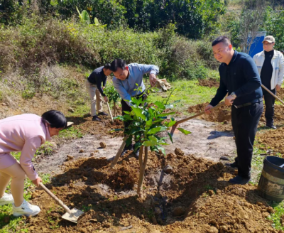 植绿添新韵 同心聚亲情 ！梅州市台联赴南福村开展理事会活动