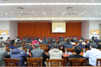丰顺县组织收听收看市委农村工作会议