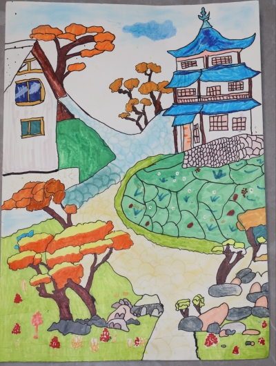 兴宁市实验学校张柠韵丨绘画 