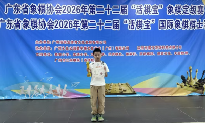 省象棋协会2026年第二十二届国际象棋棋士赛落幕 美华小学黄垚兴夺无等级二组冠军