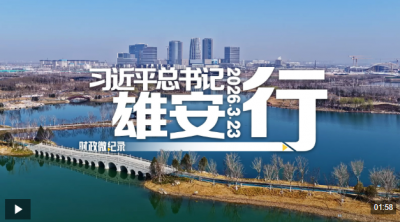 时政微纪录丨习近平总书记雄安行