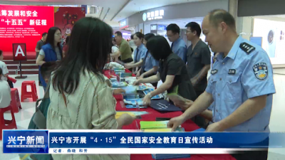 护航“十五五”新征程！兴宁市开展“4•15”全民国家安全教育日宣传活动