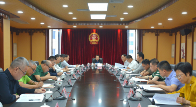 市人大常委会召开党组会议：以高效能履职服务高质量发展