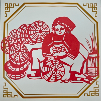 梅雁中学戴嘉敏丨 剪纸　
