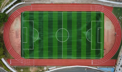 崭新的绿茵场！五华县岐岭镇皇华中学足球场升级改造竣工