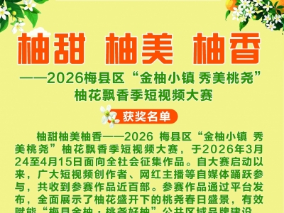 柚果勃发，大奖出炉！梅县区桃尧镇这场活动超有料