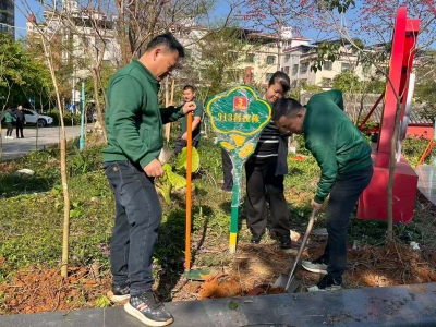 党群齐心 植此青绿！梅江区江南街道开展义务植树系列活动