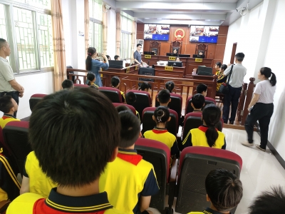 丰顺县组织学生参加法庭开放日学习教育活动  