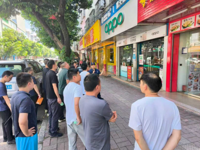 现场观摩学标准！平远召开 “三合一” 场所整治示范街现场会
