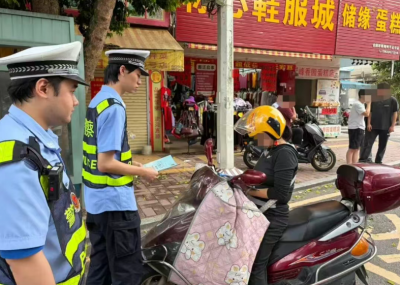 不搞一阵风！平远公安常态化开展校园周边交通安全整治行动