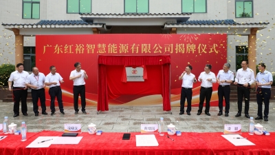 广东红裕智慧能源有限公司正式揭牌成立