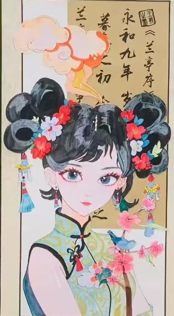 梅江区人民小学王希丨绘画
