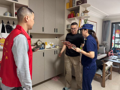 梅江消防联合梅州移动梅江分公司开展消防志愿者宣传活动