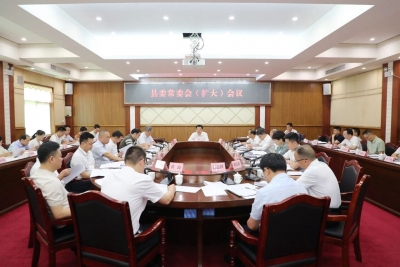 丰顺县委常委会（扩大）会议召开：认真学习贯彻习近平总书记重要讲话重要指示精神