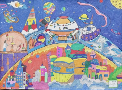 梅县区扶大中心小学陈梓瑄丨绘画　