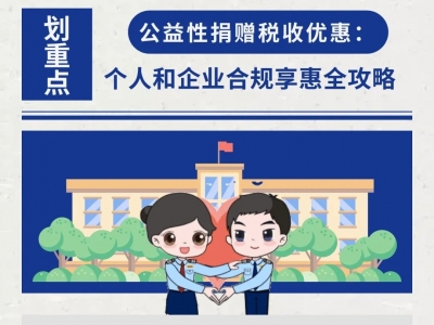 划重点！公益性捐赠税收优惠：个人和企业合规享惠全攻略