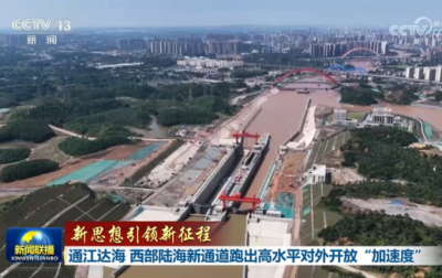【新思想引领新征程】通江达海 西部陆海新通道跑出高水平对外开放“加速度”