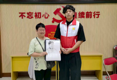 “理发+绘画+聊天”多重关怀！志愿服务走进梅江区江南街道白马社区