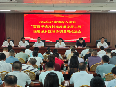 兴宁市径南镇召开深入实施“百县千镇万村高质量发展工程”促进城乡区域协调发展推进会