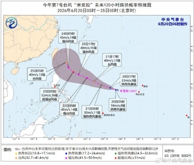 新台风生成！最强可达超强台风级