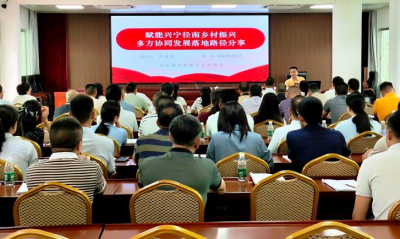 充电蓄能强本领！兴宁市径南镇举办“多方协同赋能乡村振兴”专题培训班
