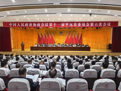 划重点！一文速读政协第十一届平远委员会第六次会议全会报告