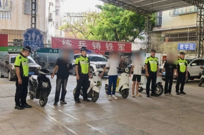 深夜马路“炸街”炫技！蕉岭公安：统统查处