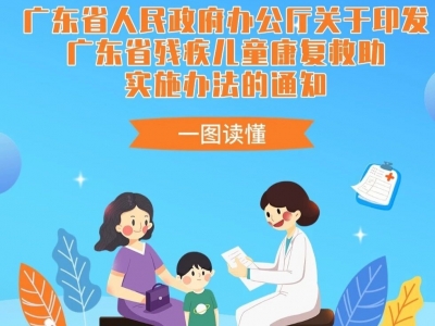 康复训练每年最高补贴2万元！广东残疾儿童康复救助新规出台