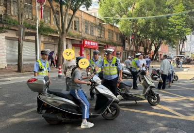 别让孩子把马路当“游乐场”！平远公安重拳整治未成年人违法骑行