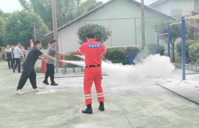 筑牢安全防线，护航平安发展！兴宁市径南镇开展消防安全实战培训