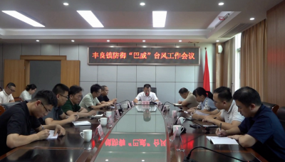 丰顺县丰良镇部署防御台风“巴威”工作