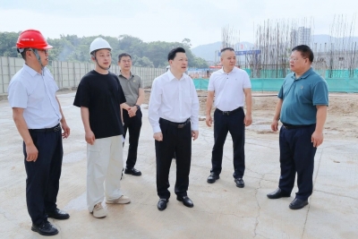 张志锋到梅州丰顺产业园区督导检查重点项目推进情况