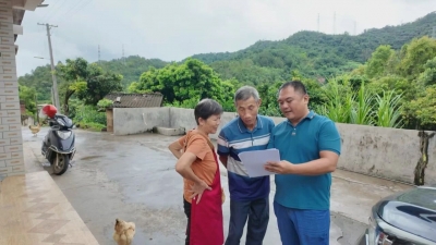 台风过后全力筑牢地灾防线！梅县区开展地质灾害隐患排查与防治工作
