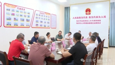 市人大常委会来平远开展集中履职月主题活动