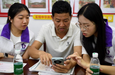 助力好货“出圈”！广东财经大学“云程青履”实践团走进梅江区西阳镇双黄村