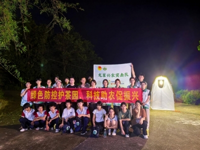 给茶园做 “体检”！广东生态工程职业学院“龙茗兴农”百千万工程突击队奔赴丰顺龙岗镇