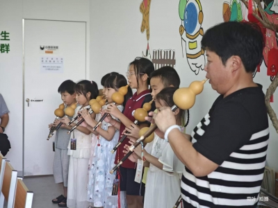 党建赋能润童心 精准帮扶传民乐！白渡镇中国岭南葫芦丝公益培训班圆满结课