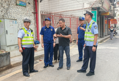梅县区开展消防车通道专项整治行动