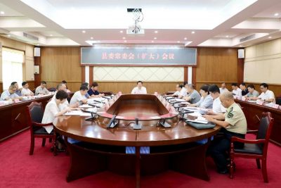 丰顺县委常委会（扩大）会议召开：坚持工业立县 抓实产业发展、城乡提质、改革创新各项重点工作