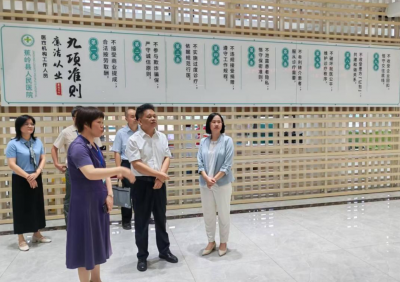 梅州市医保局党组书记吴志洲率队到蕉岭县开展医疗保障工作综合调研