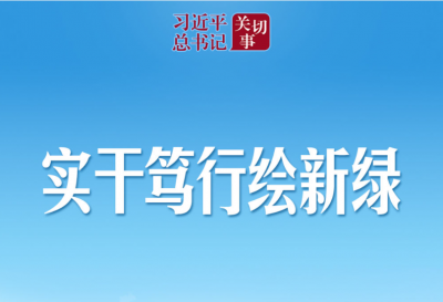 习近平总书记关切事丨实干笃行绘新绿
