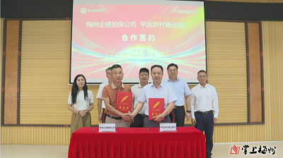 深化财金协同赋能 激活县域民间投资！梅州企信担保公司与平远农商银行举行银担合作签约仪式  