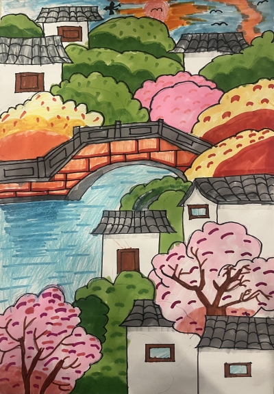 梅江区芹洋学校刘昕如丨绘画