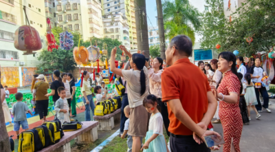 兴宁市关工委走进新太阳幼儿园参加“寻梦非遗·雅韵中秋”主题活动