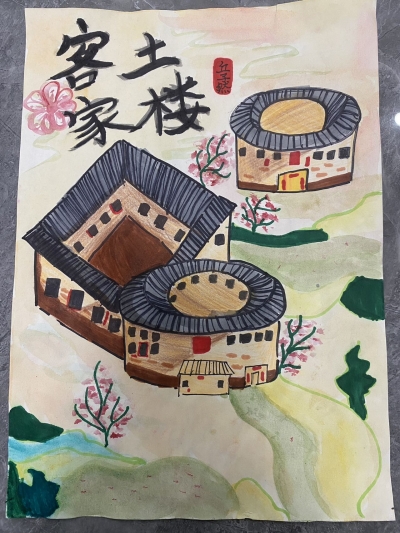 梅江区金山光远小学丘子然丨绘画　